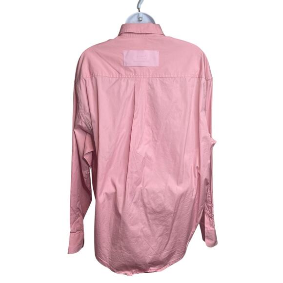 Ami Alexandre Mattiussi Men's Pink Button Up Shirt Size 36 Euro Summer Tailored - Picture 2 of 15